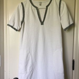 White jcrew swimsuit coverup or dress